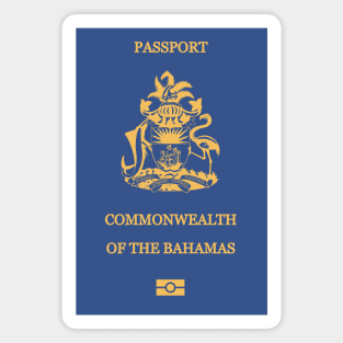 Bahamas passport Magnet